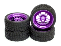 Touring Tire on 5-Spoke Aluminium Rims violet