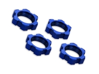 Wheel nuts blue anodized 17mm