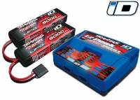 Traxxas EZ-Peak Dual 8A iD LiPo Ladegeraet inkl. 2x 5000mAh 3S