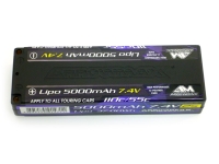 7.4V 2S LiPo 5000mAh 55C/110C Hardcase