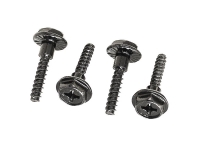 Wheel lock screws and lock pads