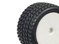 BuggyTyre AllTerrain on white Wheel rear