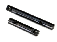 Output shafts front and rear