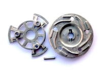 Slipper pressure plate and hub