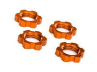 Radmuttern Aluminium 17 mm orange eloxiert