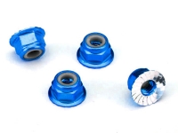 Traxxas Hex Nuts M4 blue