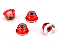 Traxxas Hex Nuts M4 red