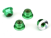 Traxxas Hex Nuts M4 green