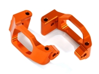 Caster Blocks Aluminium orange