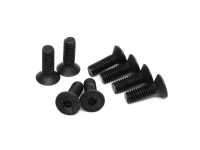 Flat-Head Socket Head Cap Screws M4x12mm Steel 10.9