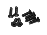 Flat-Head Socket Head Cap Screws M4x14mm Steel 10.9