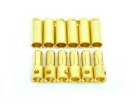 Goldkontaktstecker 6,0mm kurz