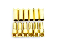 Goldkontaktstecker 5,5mm Super Bullet