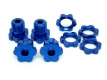 Radmitnehmer & Radmuttern Aluminium blau