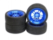 Touring Tire on 5-Spoke Aluminium Rims blue