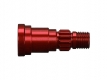 Stub Axle Aluminium Red