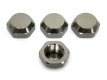 Wheel Hub Nuts Hex 17mm Aluminium Anthracite