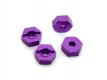 Wheel Hub Hex 12x5mm Aluminium Purple