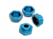 Wheel Adapter 12mm to 17mm Aluminium Blue