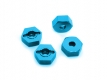 Wheel Hub Hex 12x5mm Aluminium Turquoise