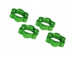 Wheel nuts green anodized 17mm