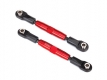 Camber Links 83mm Aluminium red