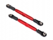 Camber Links 73mm Aluminium red