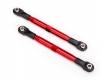 Toe Links 87mm Aluminium red