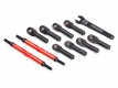 Toe Links 144mm Aluminium red