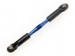 Turnbuckle 49mm Aluminium blue