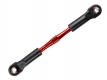 Turnbuckle 49mm Aluminium red